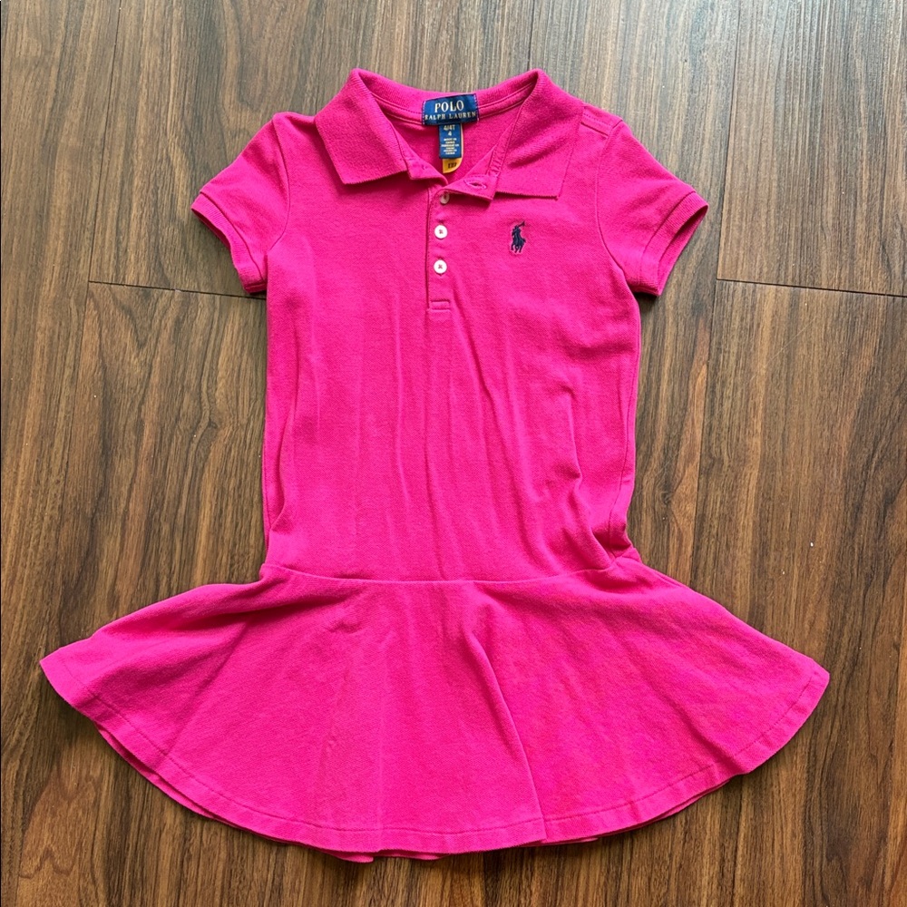 Polo by Ralph Lauren Kids Fuchsia Polo Dress